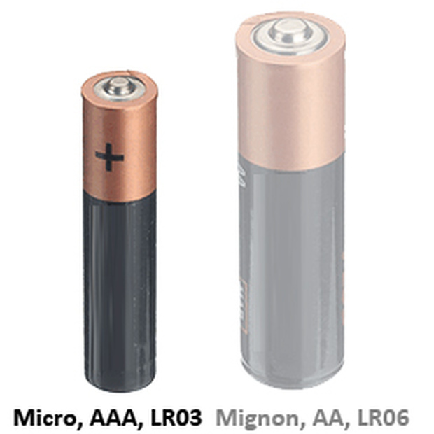 Batterien 1.5V Typ AAA