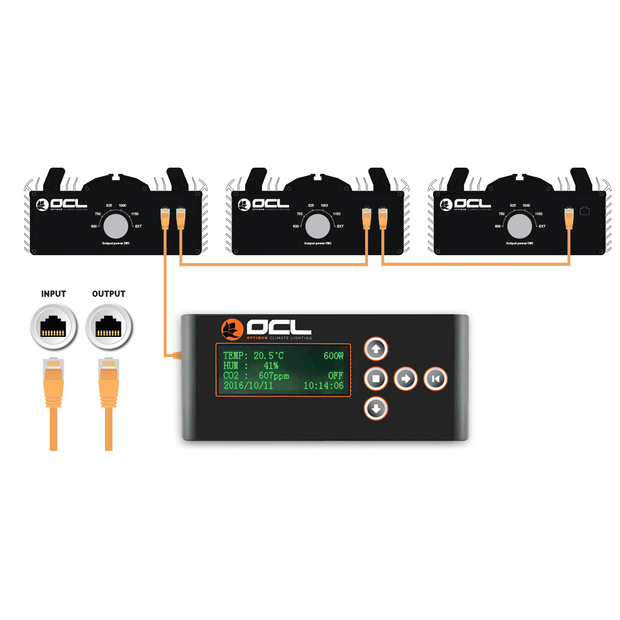 OCL Digital Lighting Controller DLC-1.1 incl. Temp Sensor + RH Sensor 5 m