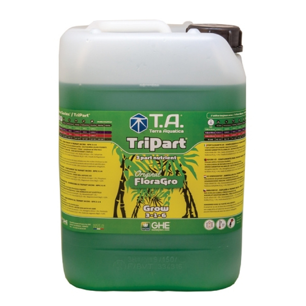 Terra Aquatica by GHE - TriPart Grow 10 Liter (Ersatz fr...