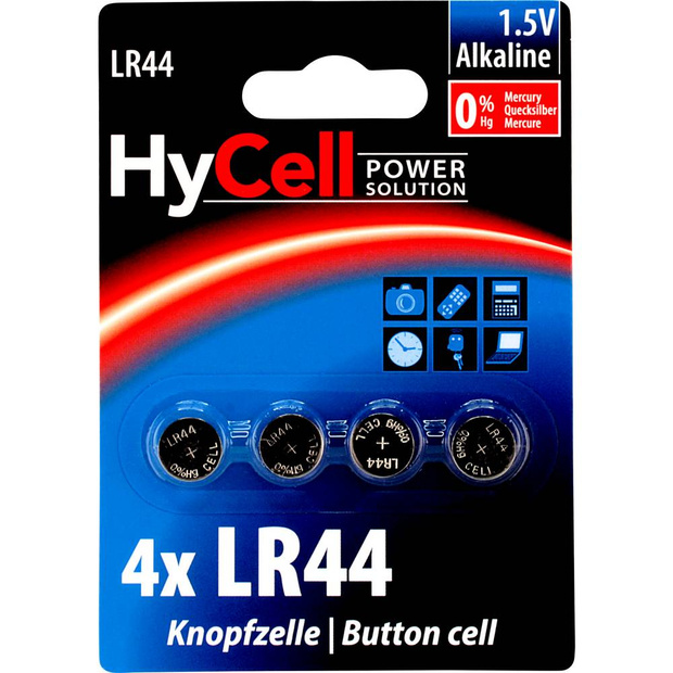 Knopfbatterien LR44 1.5V 4Stk/Pack