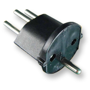 &Uuml;bergangsstecker Schuko/T12 Fix-Adapter