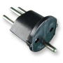 Übergangsstecker Schuko/T12 Fix-Adapter