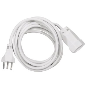 Verl&auml;ngerungskabel Td 3x1mm2 3m weiss