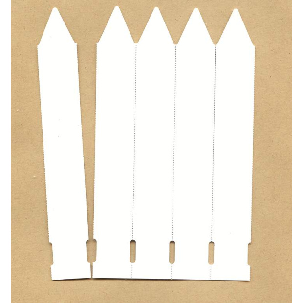 Stecketiketten weiss Pack à 40 Stk