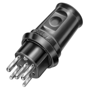 Stecker Typ 25/16A schwarz