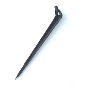 Kapillartropfer 45° schwarz (6 x 4 mm)