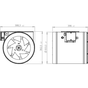 Can Max-Fan 355 / 4940 m3/h
