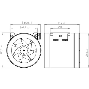 Can Max-Fan 500 / 6950 m3/h