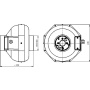 Can-Fan Kunststoffrohrventilator RK 100LS 4-stufig 270m³/h