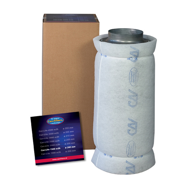 CAN-Lite Aktivkohlefilter 1500m/h 250mm
