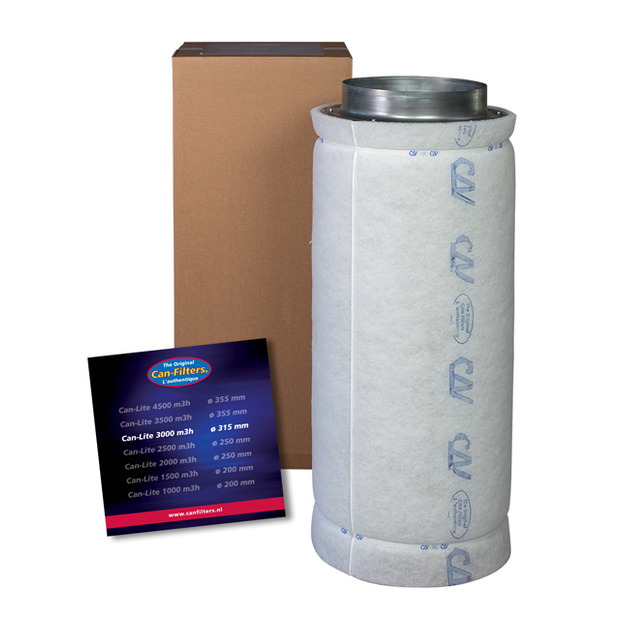 CAN-Lite Aktivkohlefilter 3000m/h 315mm