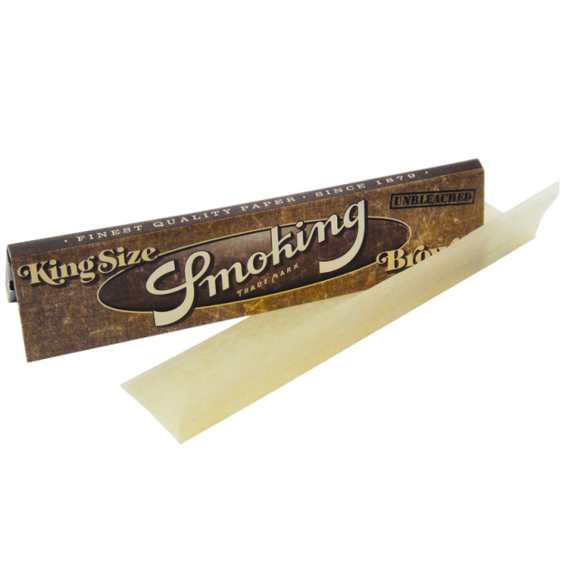 Smoking Brown Kingsize Paper unbleached