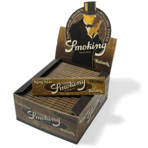 Smoking Brown Kingsize Paper unbleached Schachtel (50St)