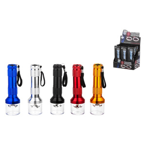 Elektro-Grinder Aluminium Silber/Blau
