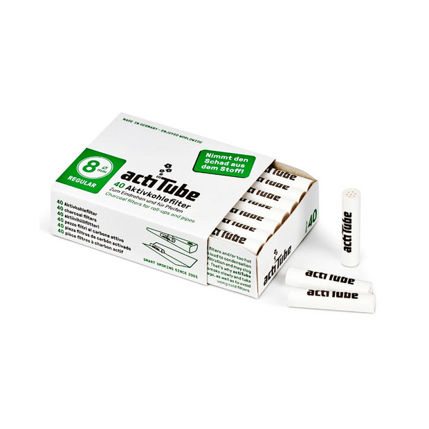 Acti Tube Aktivkohlefilter Regular- 40 Stück
