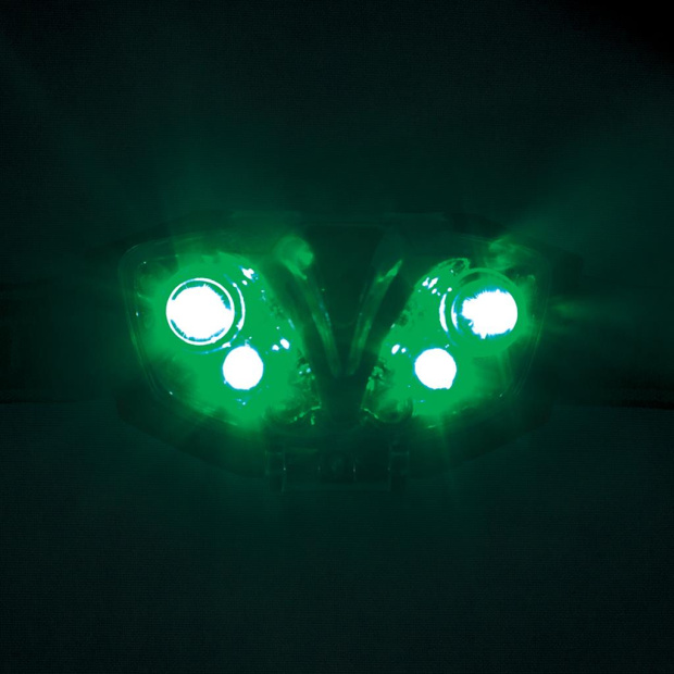 Lumii Green LED Head Light - Stirnlampe