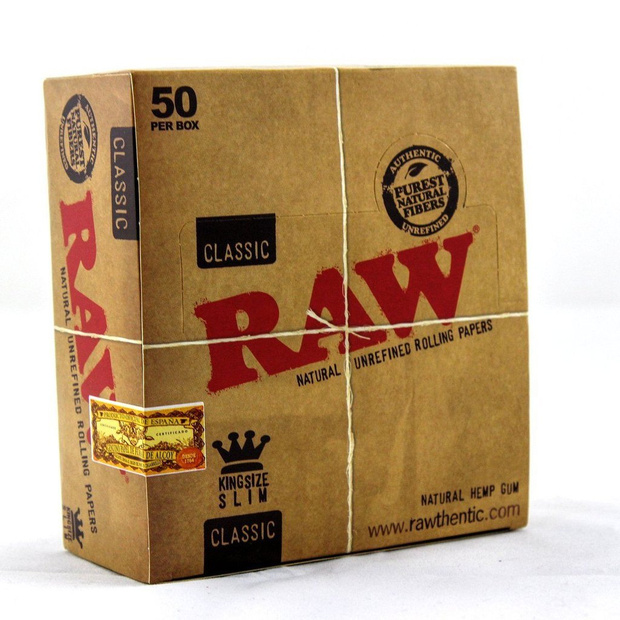 RAW Classic Kingsize Slim Paper Box (50St)