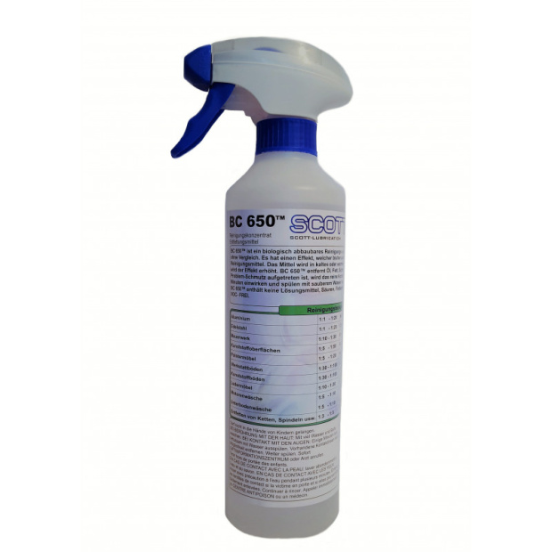 Scott BC 650 (Bioclean) 500ml Reinigungskonzentrat für Lebensmittelverarbeitung