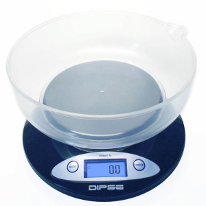 Dipse KW-2000 digitale Küchenwaage (2000g/0.1g)