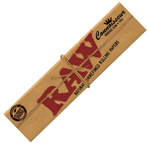 RAW Organic Hemp Connoisseur Kingsize Slim + Tips