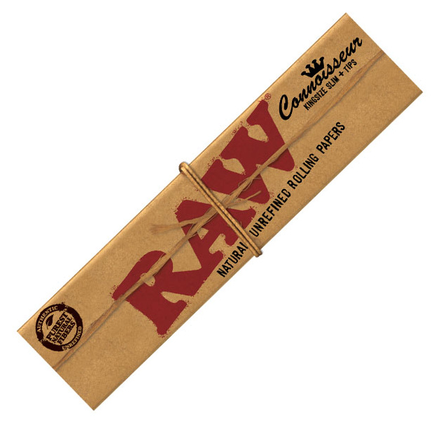 RAW Organic Hemp Connoisseur Kingsize Slim + Tips
