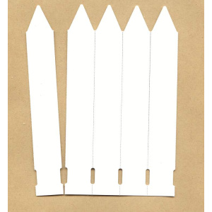 Stecketiketten weiss Pack à 100 Stk