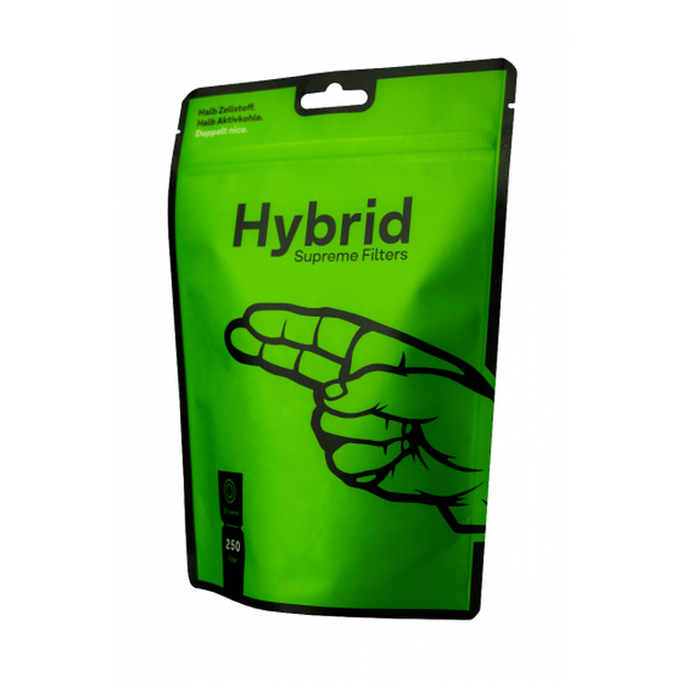 Hybrid Supreme Aktivkohlefilter, 6.4mm, 250er Bag