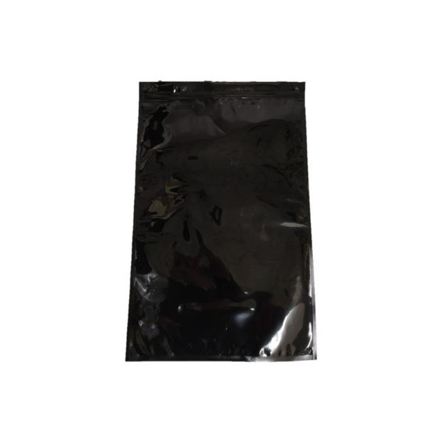 Extra starker Alu Bügelbeutel 450x700 mm, schwarz mit Doppelverschluss