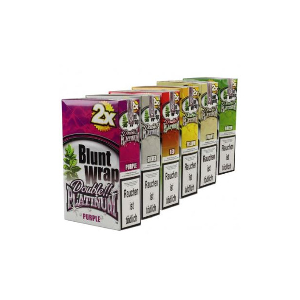 Blunt Wrap Double Platinum Maroon / Wet Cherry