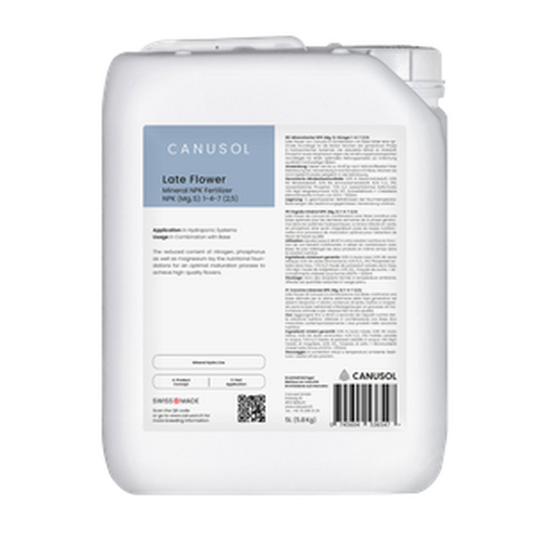 Canusol Mineral Hydro Late Flower 5 Liter
