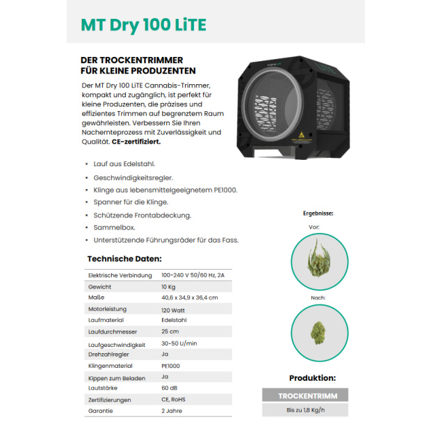 Master Trimmer Dry 100 LiTE