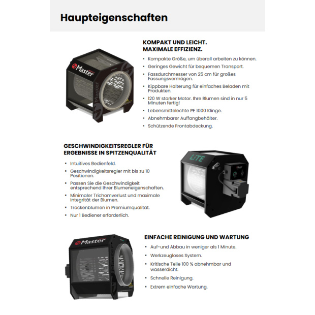 Master Trimmer Dry 100 LiTE