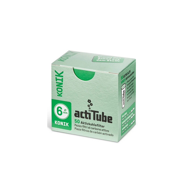 Acti Tube Aktivkohlefilter Konik - 50 Stück