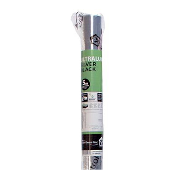 Reflektionsfolie Silver Black 1.2 m breit Rolle à 5 m