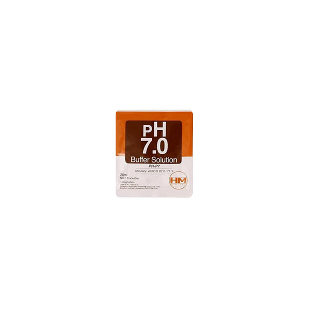 Eichflüssigkeit ph 7.01 Beutel 20ml HM Digital