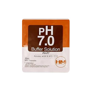 Eichflüssigkeit ph 7.01 Beutel 20ml HM Digital