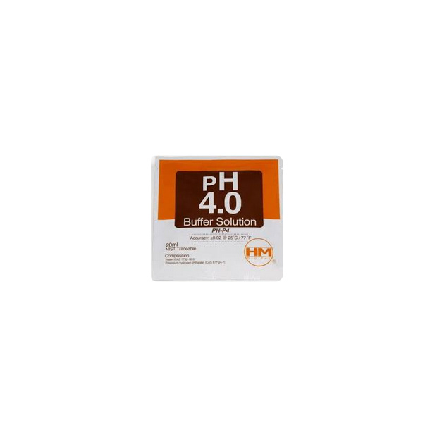 Eichflüssigkeit ph 4.01 Beutel 20ml HM Digital