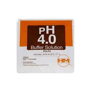 Eichflüssigkeit ph 4.01 Beutel 20ml HM Digital