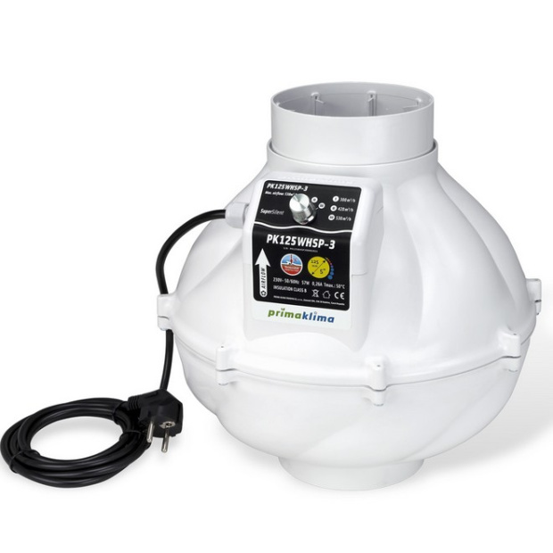 Prima Klima PK125 Whisperblower 530m3h 3 Speed
