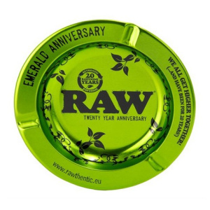 Aschenbecher Metall ø140mm RAW Emerald Green
