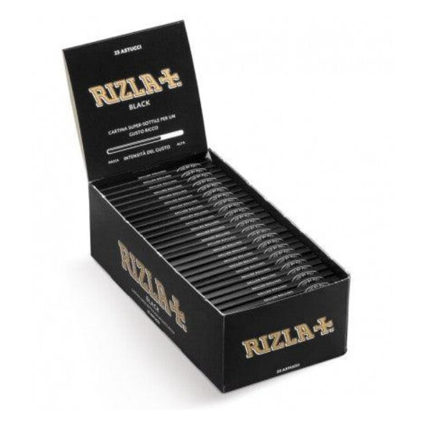 Rizla Black Paper à 100 Stk Pack à 25 St.