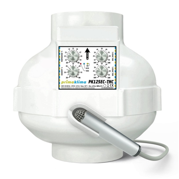 Prima Klima Rohrventilator PK125EC-THC