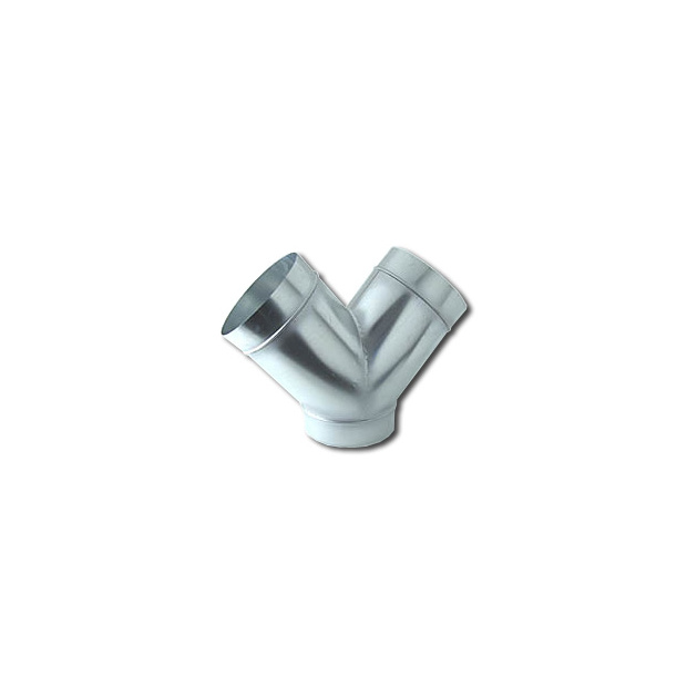 Y-Stück 3 x 160 Metall verzinkt